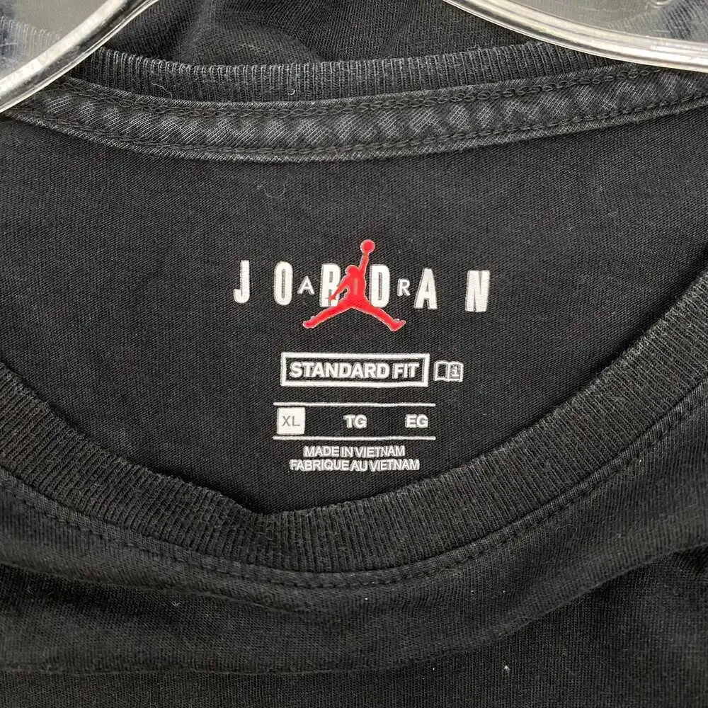Jordan Black Basic Cotton T-Shirt | Men’s XL